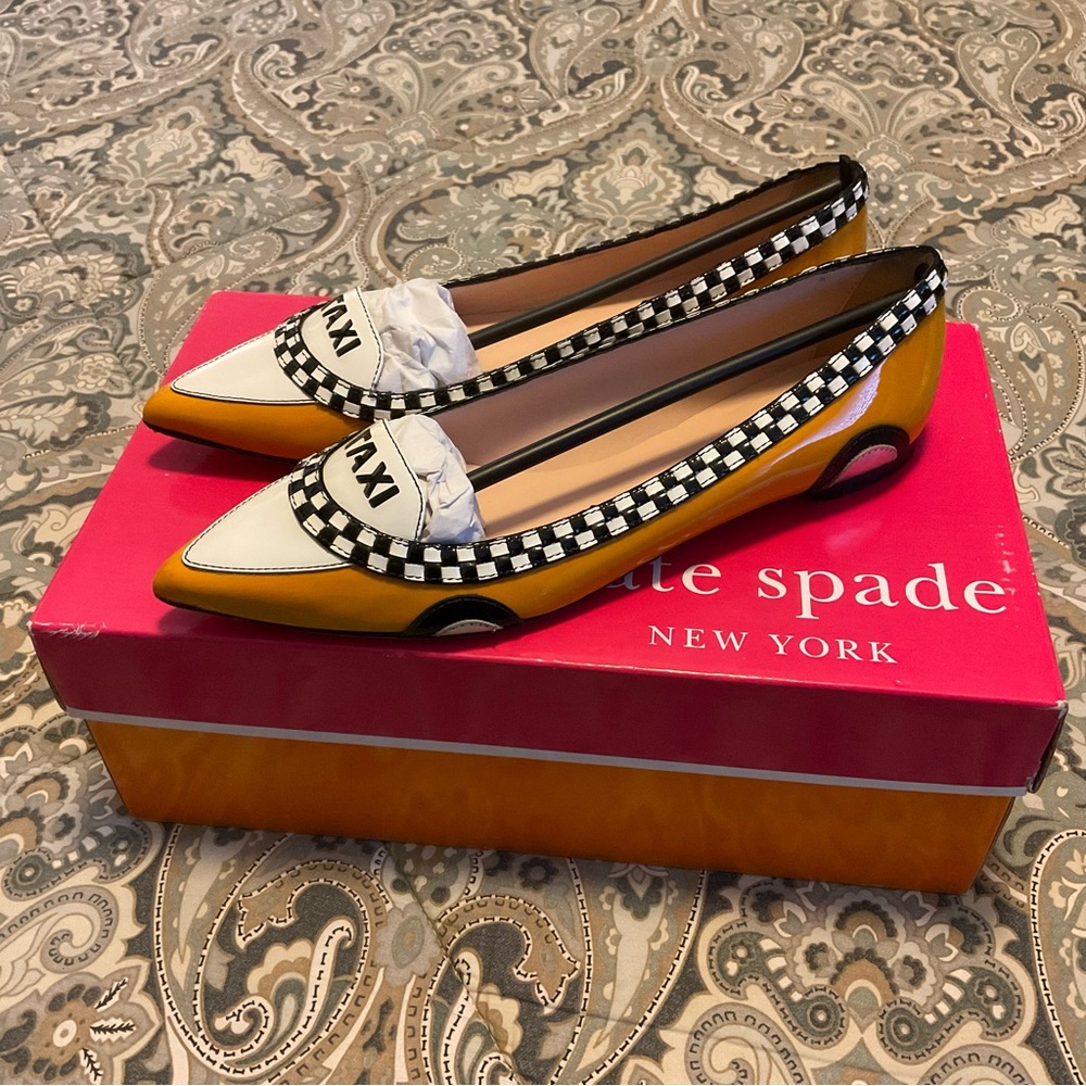 Mint Kate Spade Gogo Taxi Cab Flats Women’s Sz 6 M